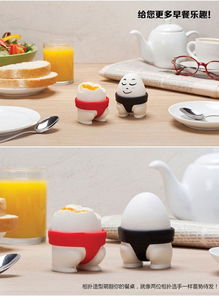 創意相撲雞蛋托廚房餐具懶人神器家居百貨小商品生活家庭日用品